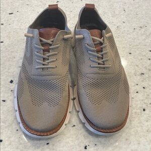 Olive tone breathable, slip on casual men’s shoes